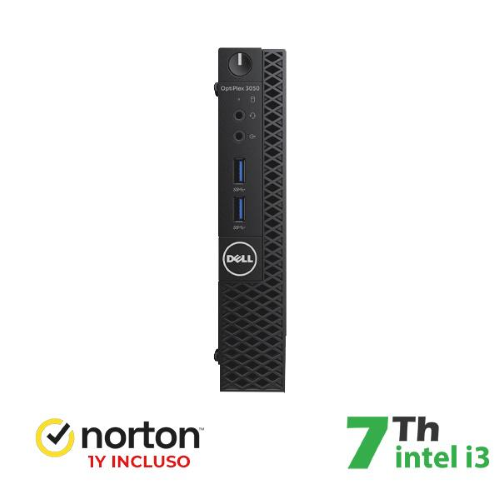 RINOVO DELL MINI PC REFURBISHED OPTIPLEX 3050M I3-7X00 DDR4 8GB SSD 256GB W10P HDMI NO DVD GRADE A 1